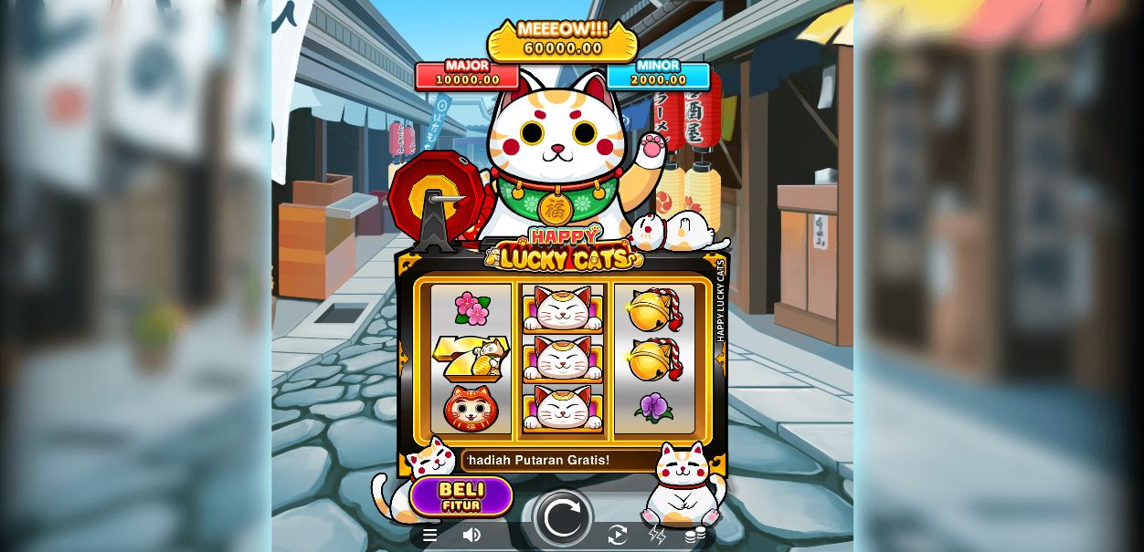 Link Situs Judi Slot Online Gacor Terbaru 2023 Mudah Menang Besar Happy Lucky Cats
